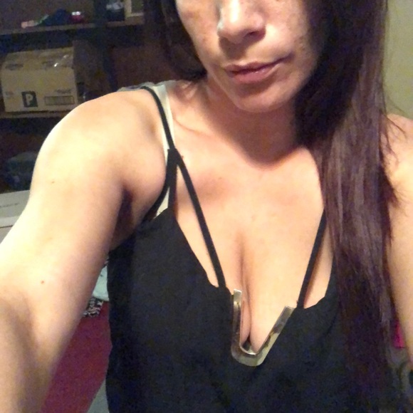 A Lulumari black open back Romper - Picture 8 of 8